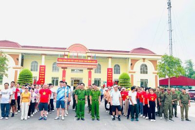 Trường mầm non Nghĩa An tham gia hoạt động chạy phong trào Tháng hành động phòng, chống ma túy năm 2026